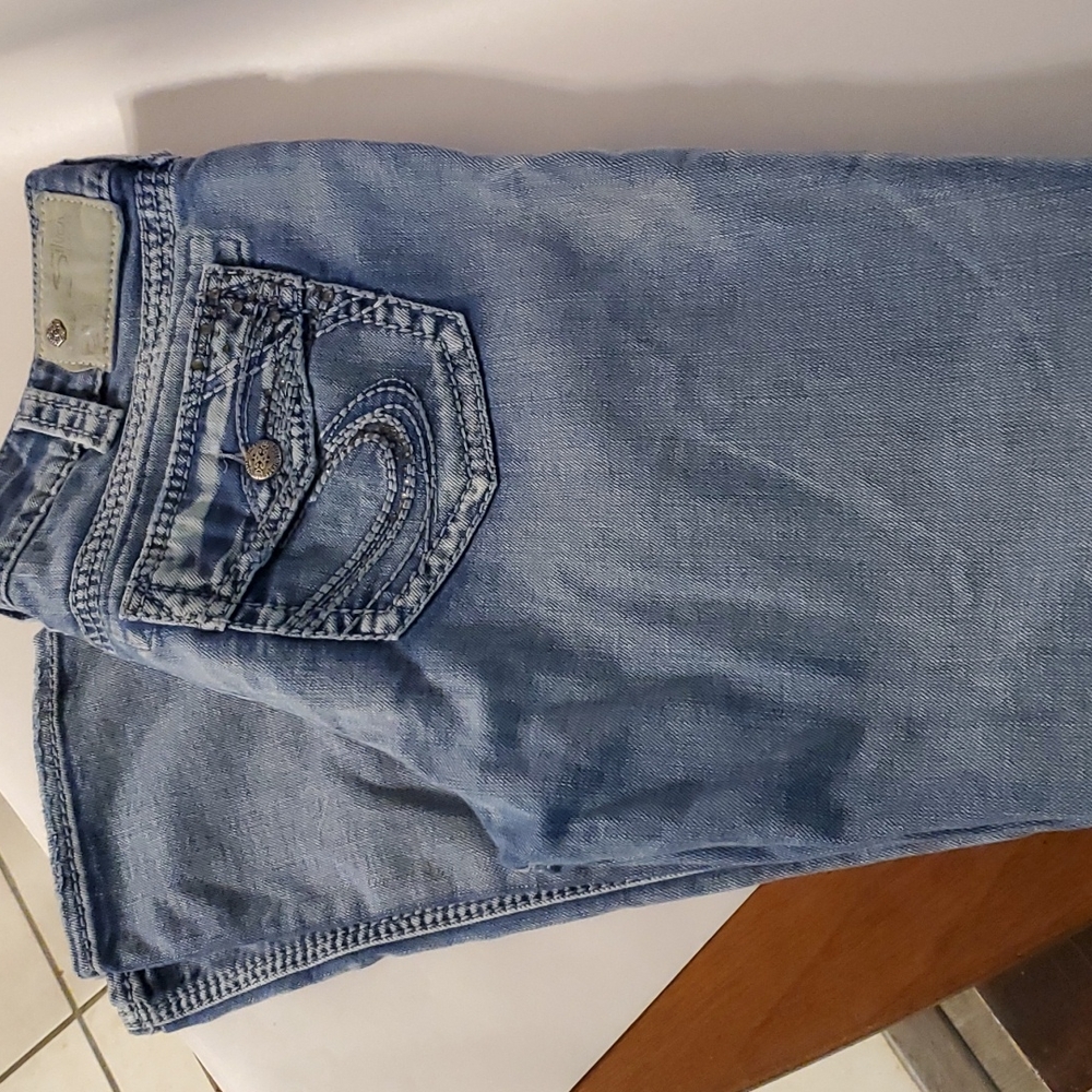 Silver Suki Jeans